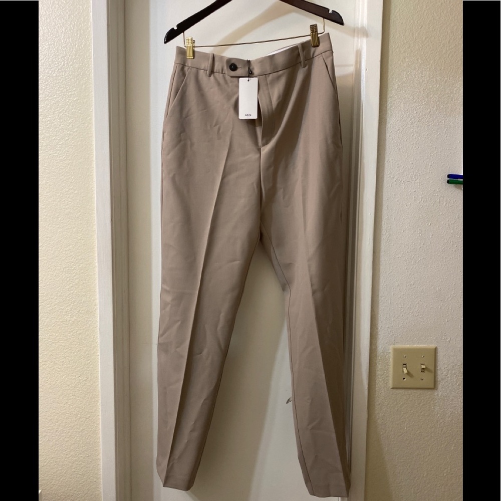 MNG Suit Trousers, 42 (US 10) Taupe